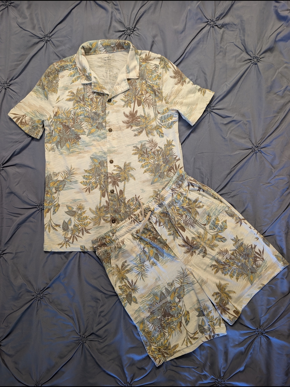 Carter's Tropical Kids Matching Set - Boys - Size 14